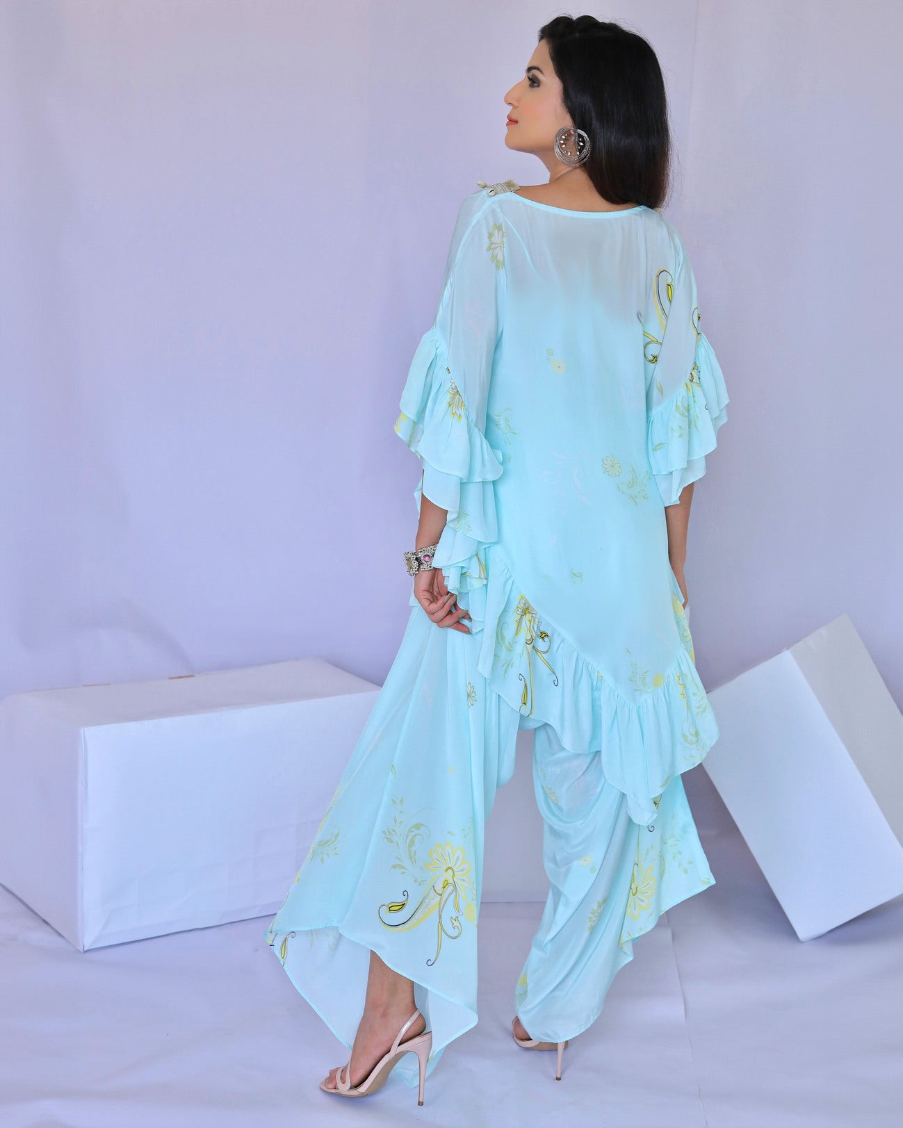 Blue Printed Cowrie Co-ordset